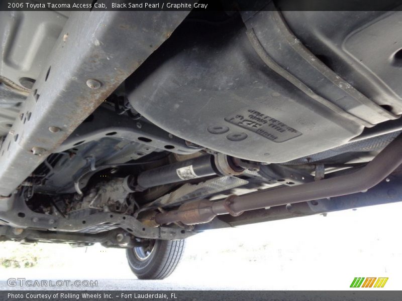 Black Sand Pearl / Graphite Gray 2006 Toyota Tacoma Access Cab
