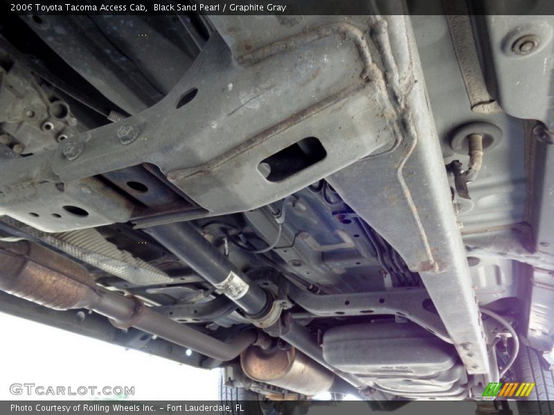 Black Sand Pearl / Graphite Gray 2006 Toyota Tacoma Access Cab