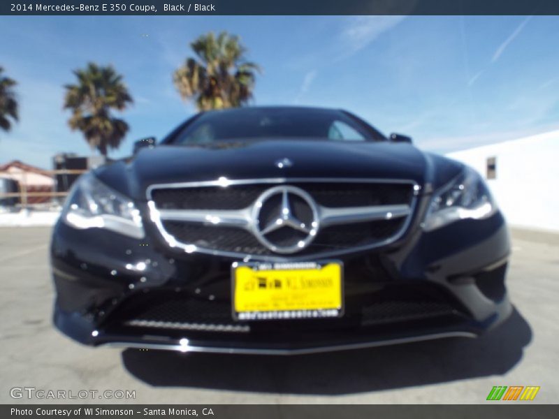 Black / Black 2014 Mercedes-Benz E 350 Coupe
