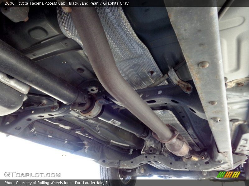 Black Sand Pearl / Graphite Gray 2006 Toyota Tacoma Access Cab