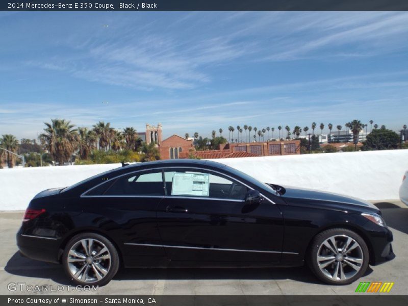 Black / Black 2014 Mercedes-Benz E 350 Coupe
