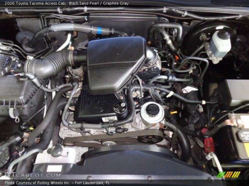 Black Sand Pearl / Graphite Gray 2006 Toyota Tacoma Access Cab