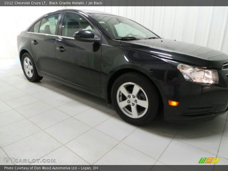 Black Granite Metallic / Jet Black 2012 Chevrolet Cruze LT