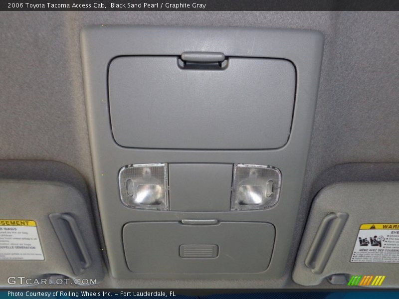Black Sand Pearl / Graphite Gray 2006 Toyota Tacoma Access Cab