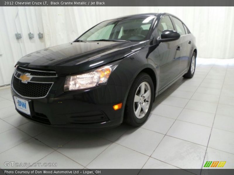 Black Granite Metallic / Jet Black 2012 Chevrolet Cruze LT