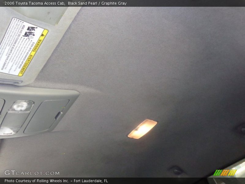 Black Sand Pearl / Graphite Gray 2006 Toyota Tacoma Access Cab
