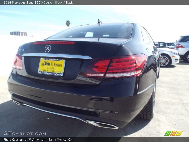 Black / Black 2014 Mercedes-Benz E 350 Coupe