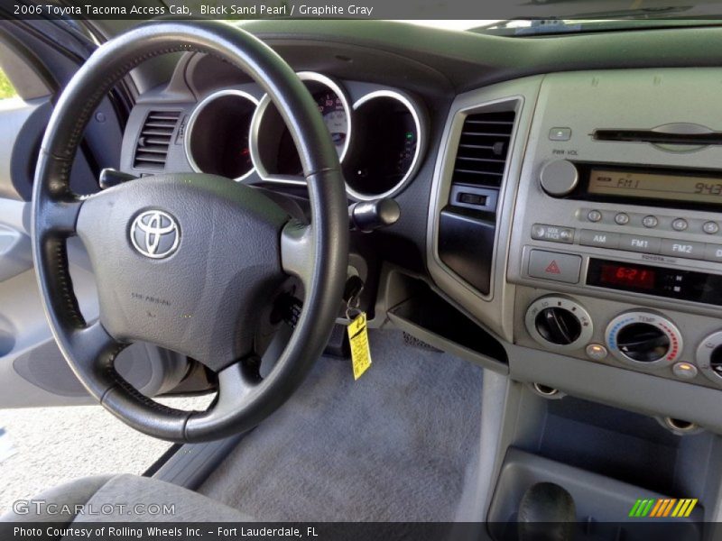 Black Sand Pearl / Graphite Gray 2006 Toyota Tacoma Access Cab