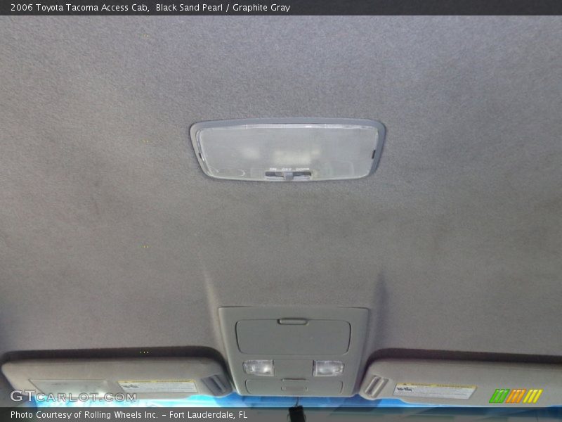 Black Sand Pearl / Graphite Gray 2006 Toyota Tacoma Access Cab