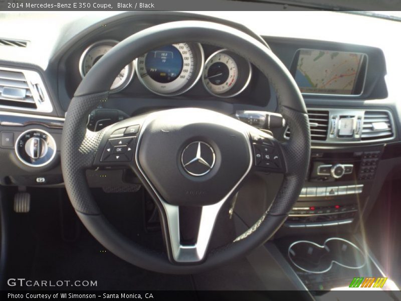 Black / Black 2014 Mercedes-Benz E 350 Coupe