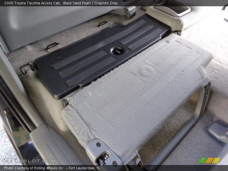 Black Sand Pearl / Graphite Gray 2006 Toyota Tacoma Access Cab