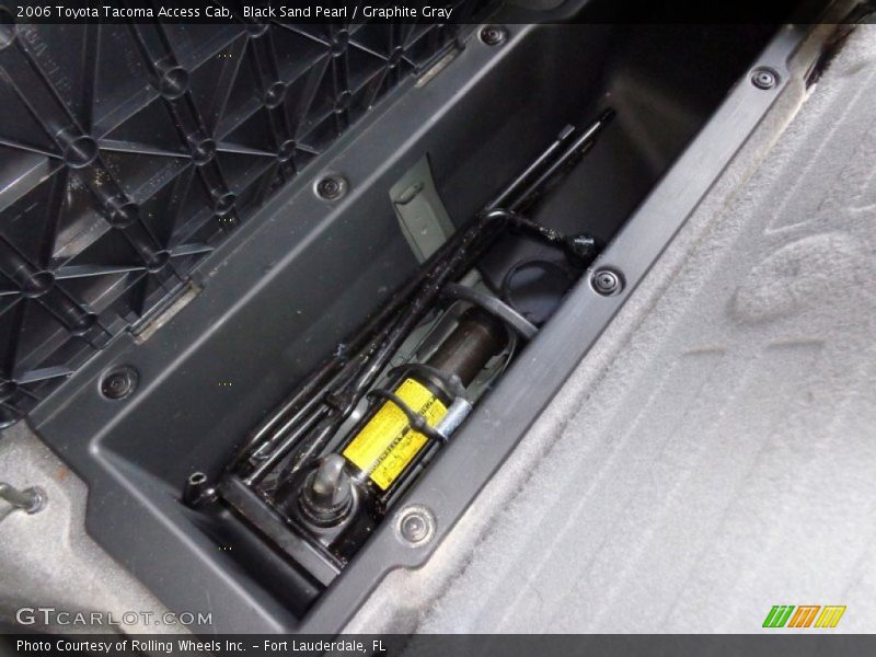 Black Sand Pearl / Graphite Gray 2006 Toyota Tacoma Access Cab
