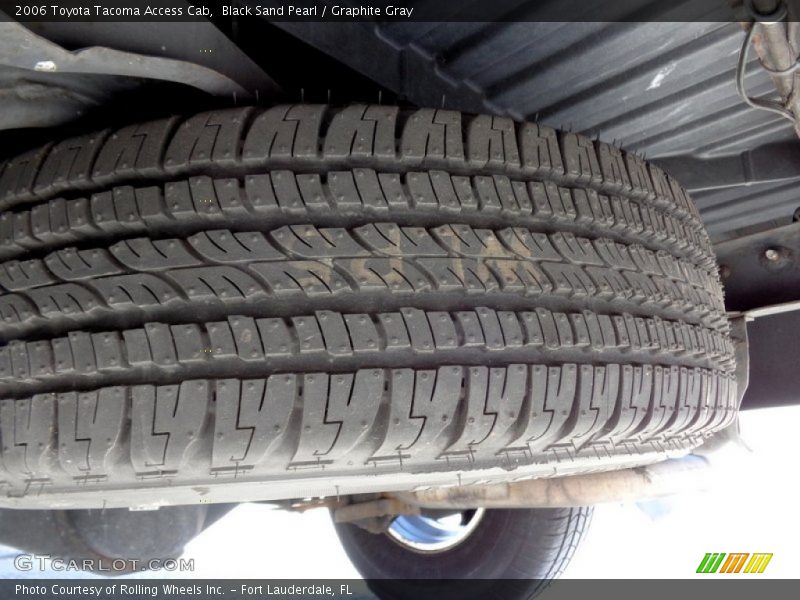 Black Sand Pearl / Graphite Gray 2006 Toyota Tacoma Access Cab