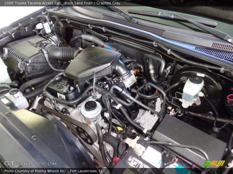 Black Sand Pearl / Graphite Gray 2006 Toyota Tacoma Access Cab