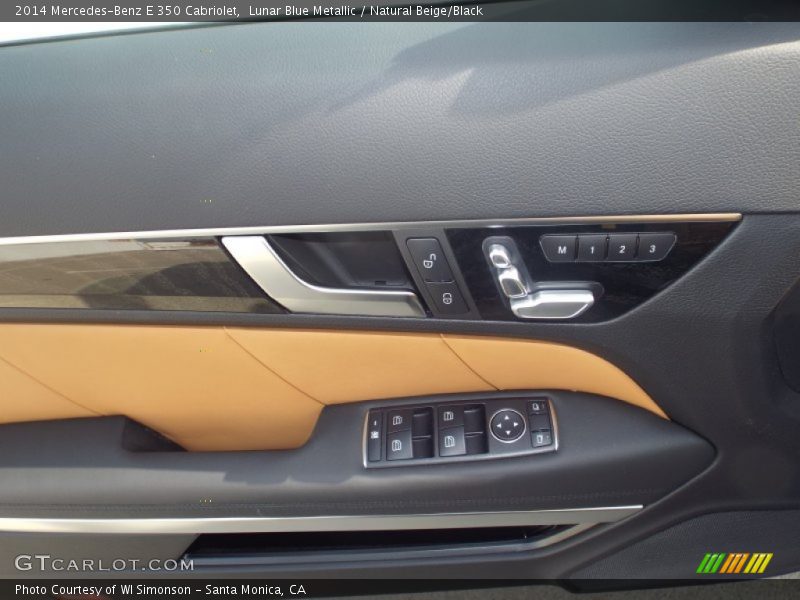 Lunar Blue Metallic / Natural Beige/Black 2014 Mercedes-Benz E 350 Cabriolet