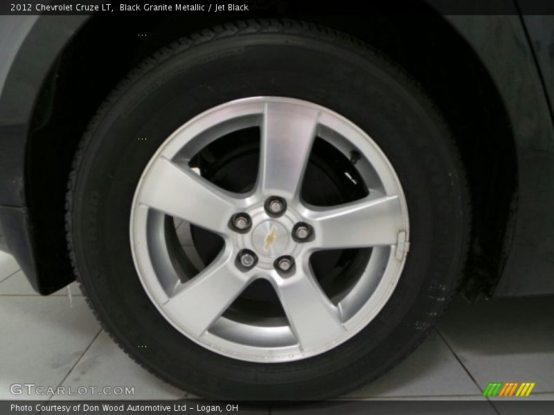 Black Granite Metallic / Jet Black 2012 Chevrolet Cruze LT