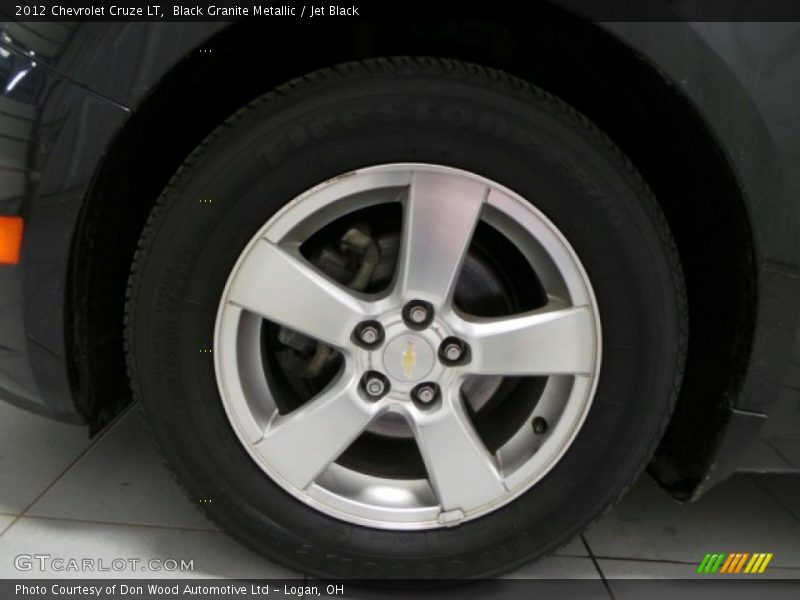Black Granite Metallic / Jet Black 2012 Chevrolet Cruze LT