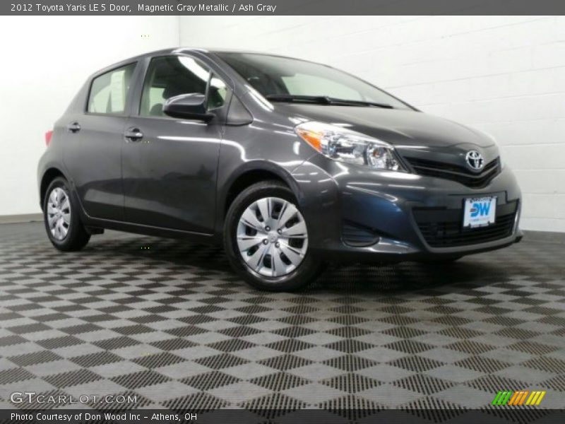Magnetic Gray Metallic / Ash Gray 2012 Toyota Yaris LE 5 Door