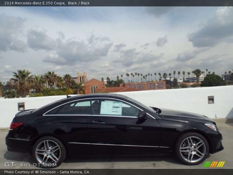 Black / Black 2014 Mercedes-Benz E 350 Coupe