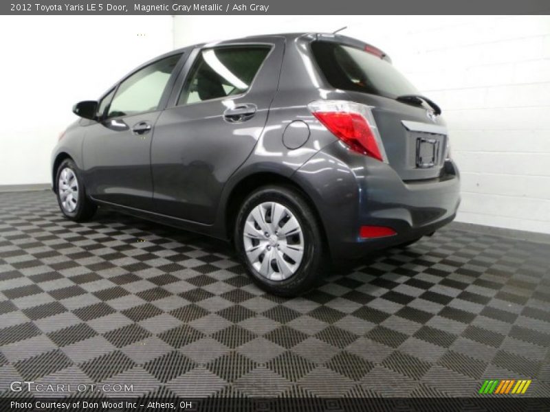 Magnetic Gray Metallic / Ash Gray 2012 Toyota Yaris LE 5 Door