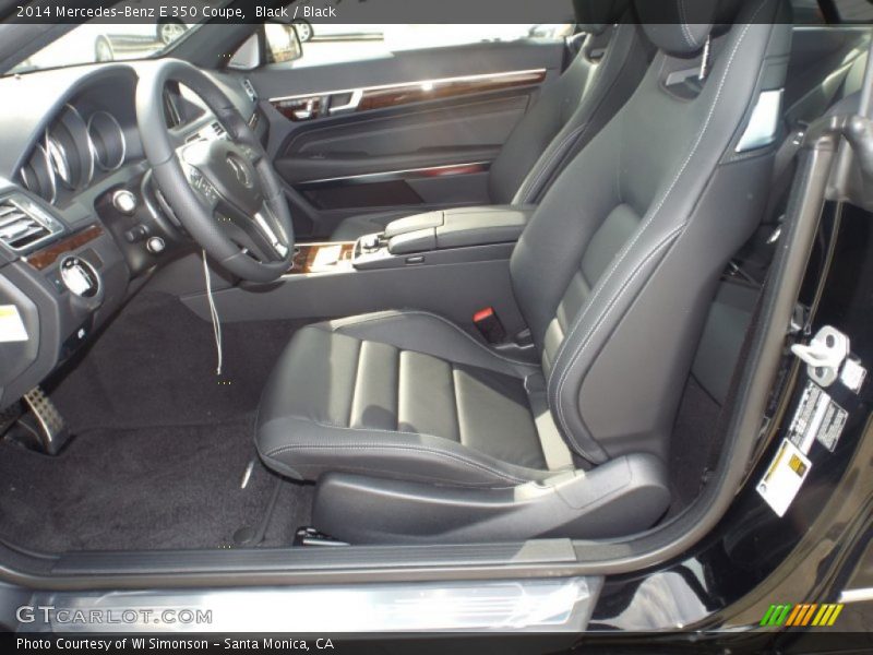 Black / Black 2014 Mercedes-Benz E 350 Coupe