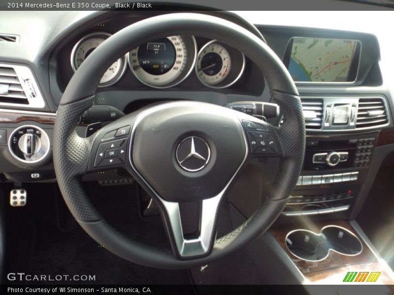 Black / Black 2014 Mercedes-Benz E 350 Coupe