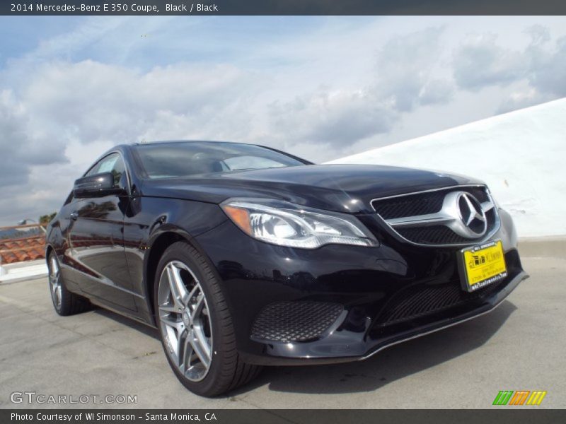 Black / Black 2014 Mercedes-Benz E 350 Coupe