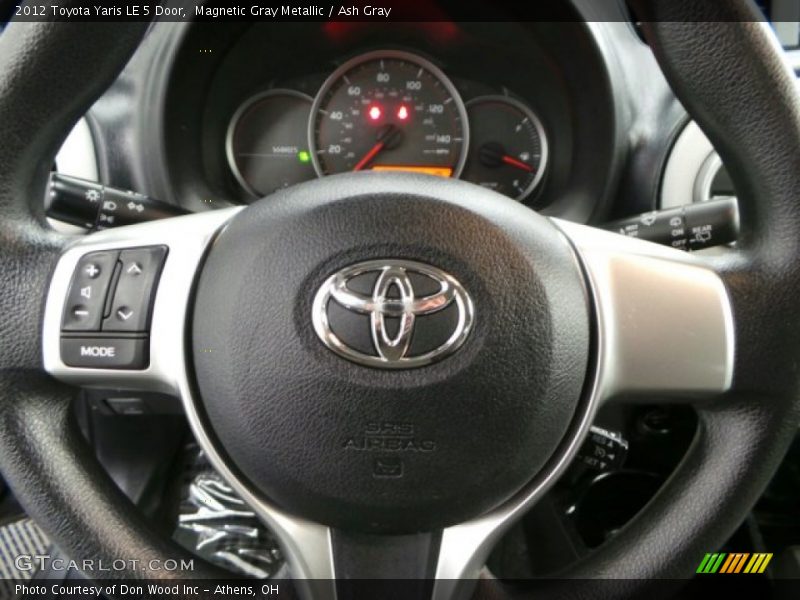 Magnetic Gray Metallic / Ash Gray 2012 Toyota Yaris LE 5 Door