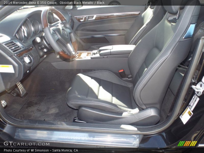 Obsidian Black Metallic / Black 2014 Mercedes-Benz E 350 Coupe