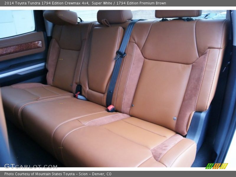 Super White / 1794 Edition Premium Brown 2014 Toyota Tundra 1794 Edition Crewmax 4x4
