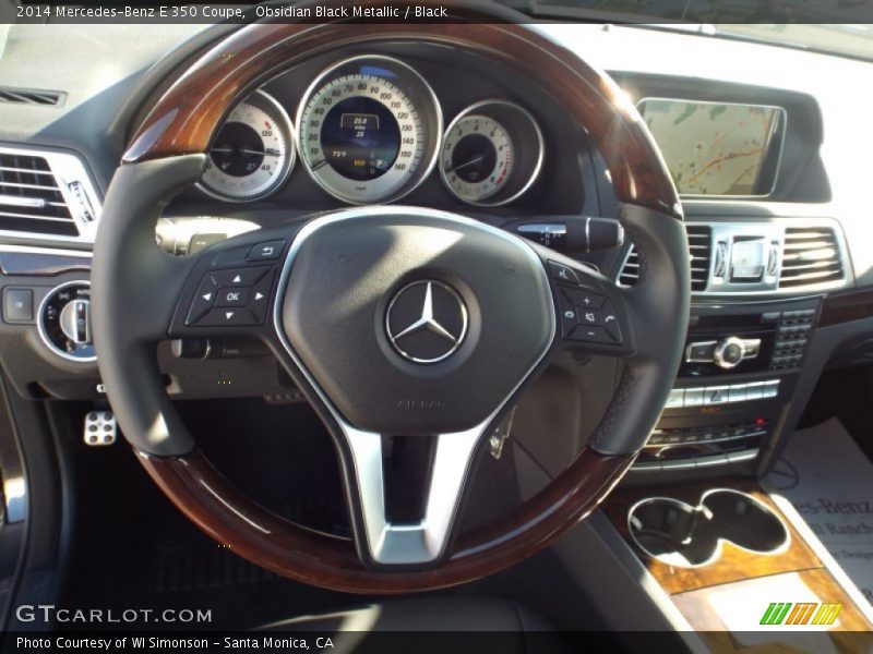 Obsidian Black Metallic / Black 2014 Mercedes-Benz E 350 Coupe