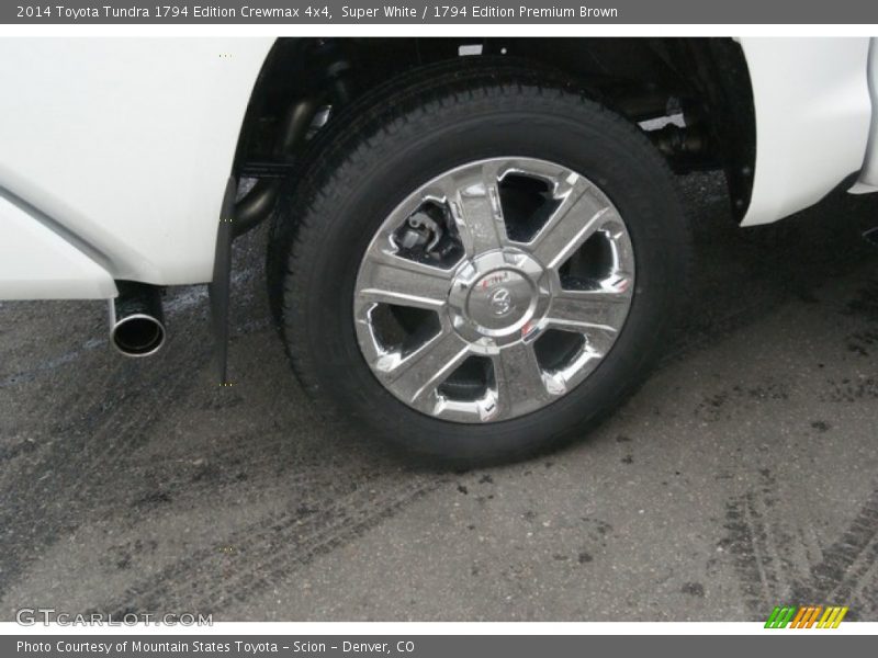 Super White / 1794 Edition Premium Brown 2014 Toyota Tundra 1794 Edition Crewmax 4x4