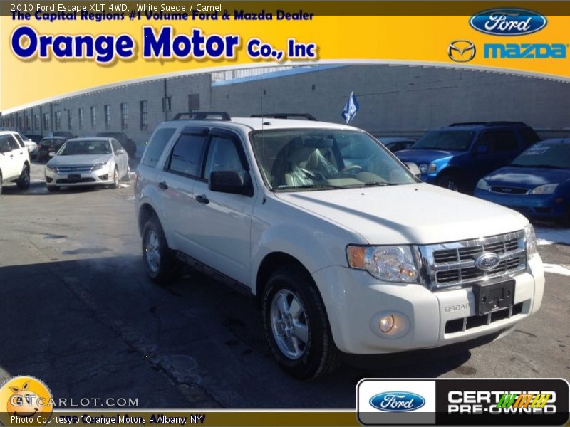 White Suede / Camel 2010 Ford Escape XLT 4WD