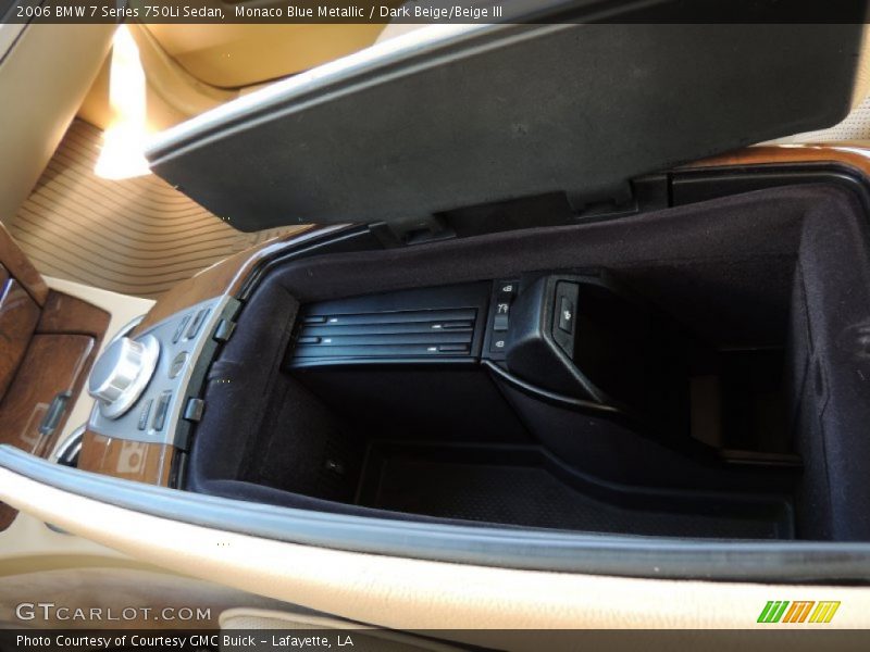 Monaco Blue Metallic / Dark Beige/Beige III 2006 BMW 7 Series 750Li Sedan