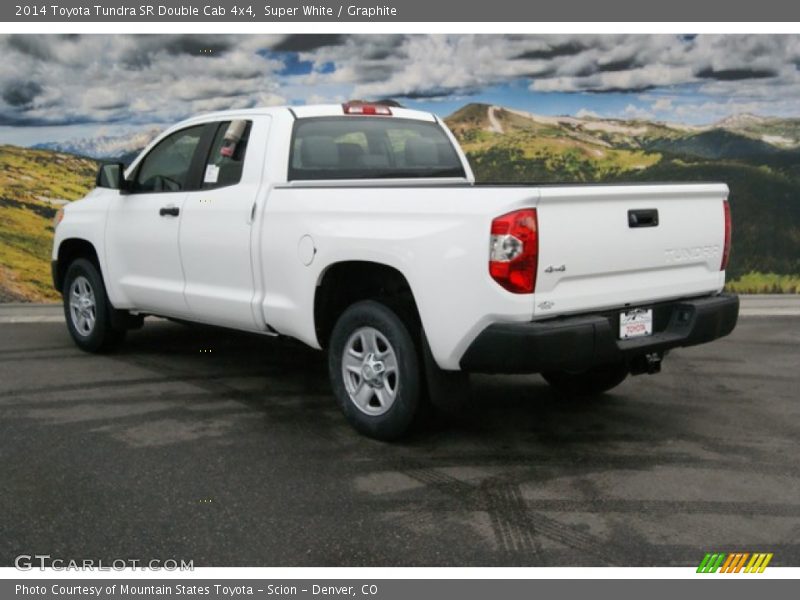 Super White / Graphite 2014 Toyota Tundra SR Double Cab 4x4