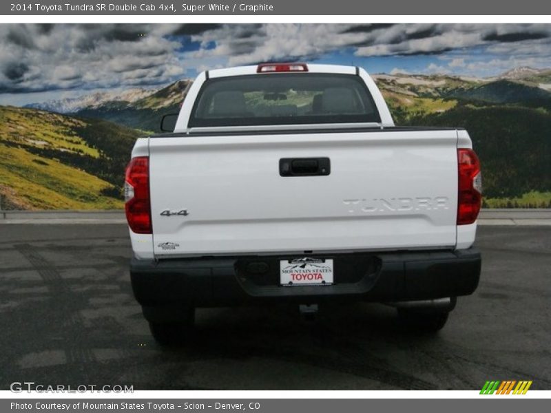 Super White / Graphite 2014 Toyota Tundra SR Double Cab 4x4