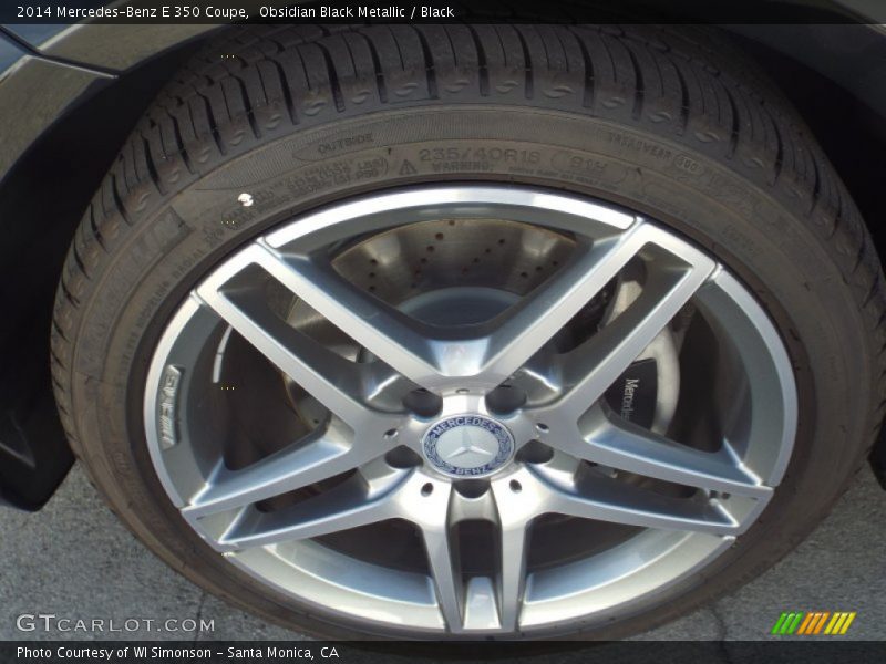 Obsidian Black Metallic / Black 2014 Mercedes-Benz E 350 Coupe
