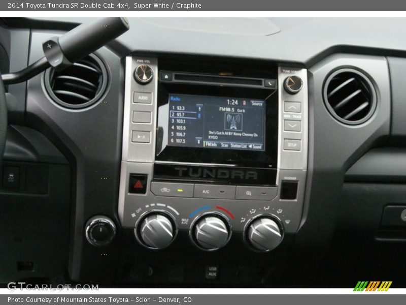 Super White / Graphite 2014 Toyota Tundra SR Double Cab 4x4
