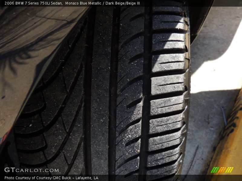 Monaco Blue Metallic / Dark Beige/Beige III 2006 BMW 7 Series 750Li Sedan