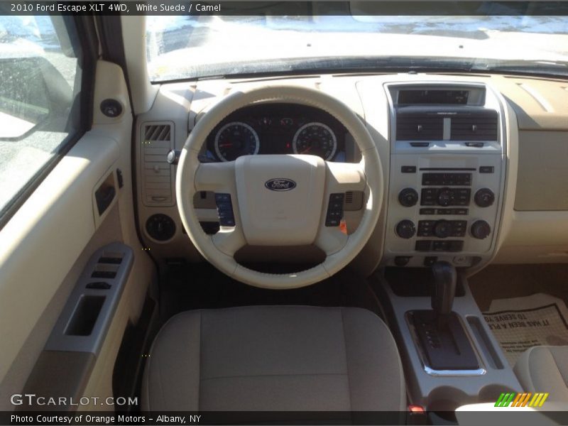 White Suede / Camel 2010 Ford Escape XLT 4WD
