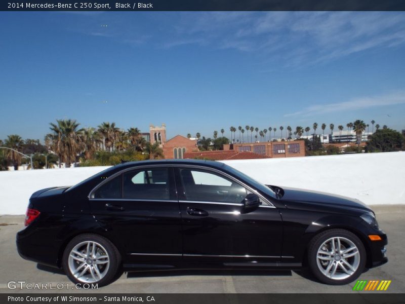 Black / Black 2014 Mercedes-Benz C 250 Sport
