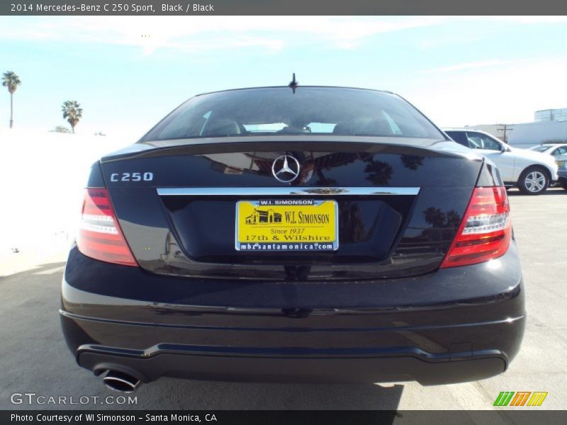 Black / Black 2014 Mercedes-Benz C 250 Sport