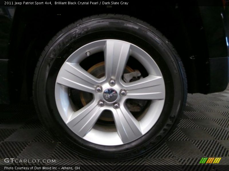 Brilliant Black Crystal Pearl / Dark Slate Gray 2011 Jeep Patriot Sport 4x4