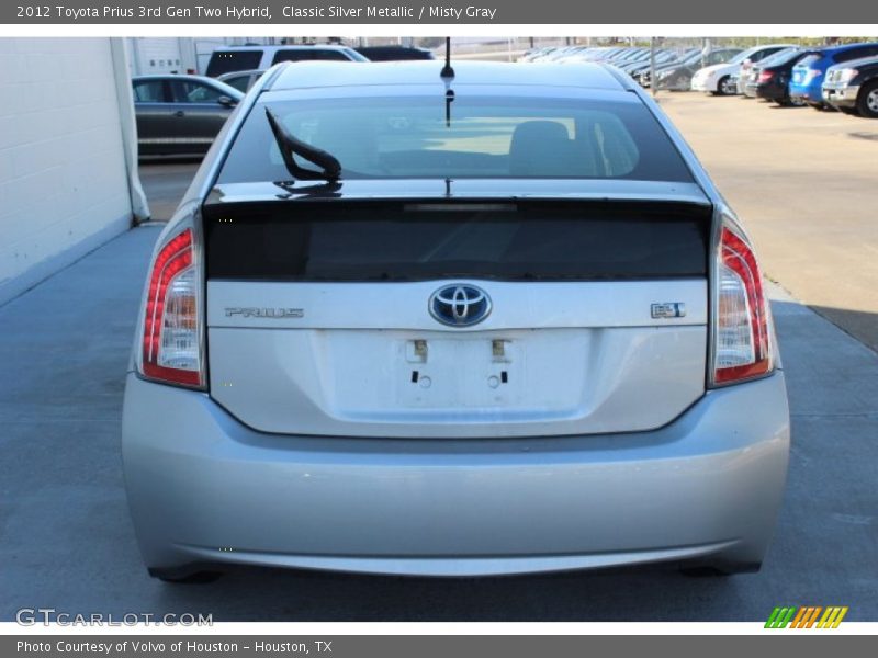 Classic Silver Metallic / Misty Gray 2012 Toyota Prius 3rd Gen Two Hybrid