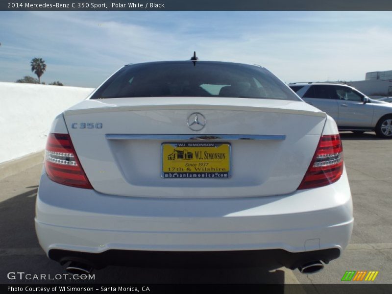 Polar White / Black 2014 Mercedes-Benz C 350 Sport