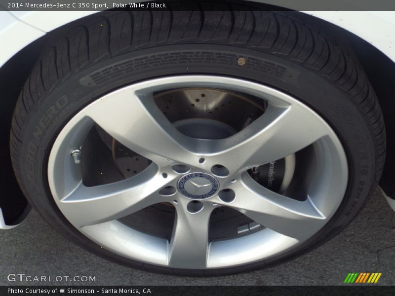 Polar White / Black 2014 Mercedes-Benz C 350 Sport