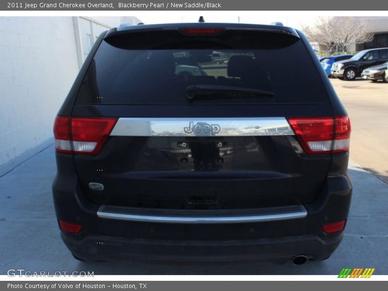 Blackberry Pearl / New Saddle/Black 2011 Jeep Grand Cherokee Overland