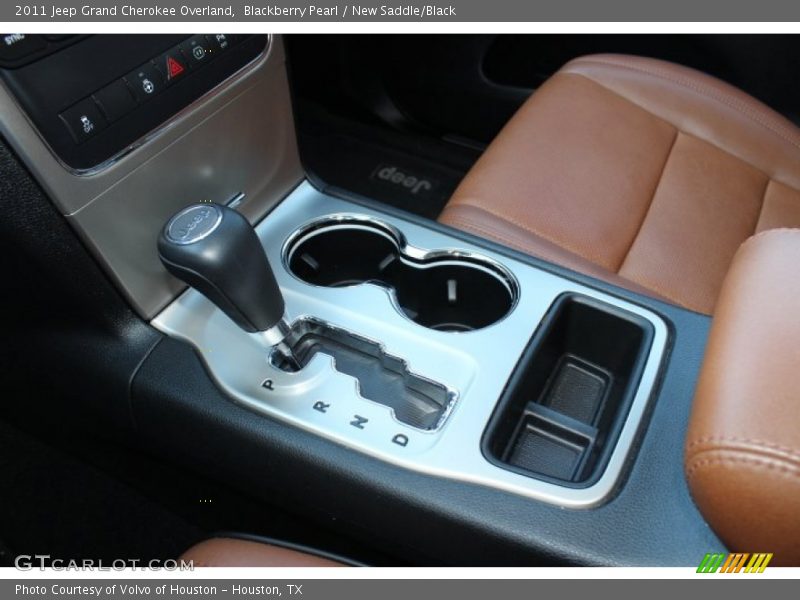 Blackberry Pearl / New Saddle/Black 2011 Jeep Grand Cherokee Overland