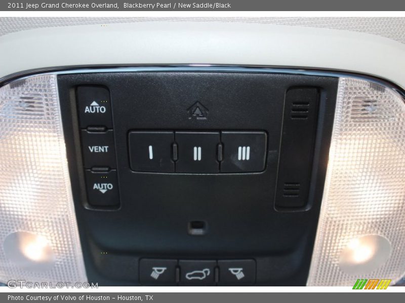Blackberry Pearl / New Saddle/Black 2011 Jeep Grand Cherokee Overland