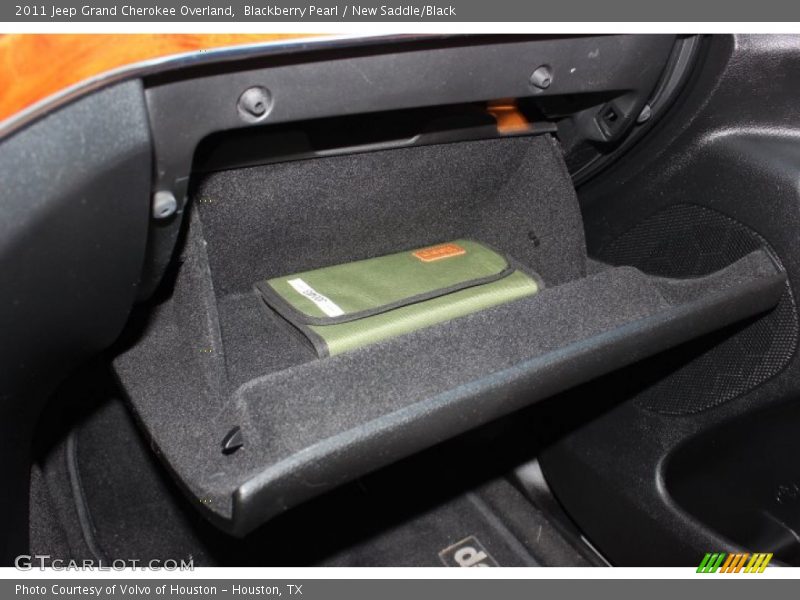 Blackberry Pearl / New Saddle/Black 2011 Jeep Grand Cherokee Overland